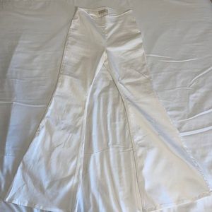 Cream Colored Flare Pants